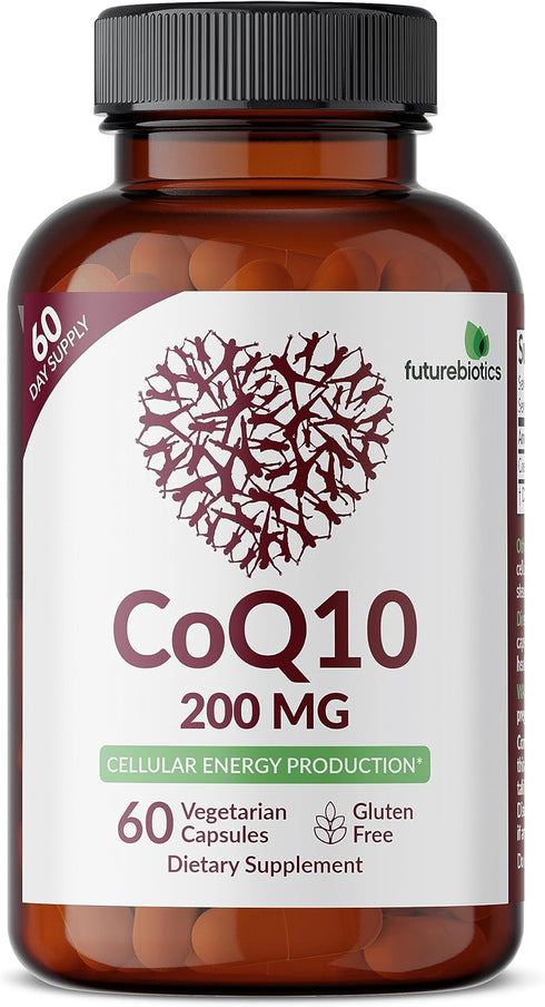 Futurebiotics CoQ10 200 MG Cellular Energy Production, 60 Vegetarian Capsules...