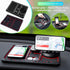 Non-slip Phone Pad for 4-in-1 Car, 2023 New Cool Glow in the Dark Car Dashboard Phone Mat with Temporary Car Parking Card Number Plate and Aromath...