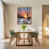 Posterizer 1 pcs-beautiful scenary of snowy winter in oil painting style-5-Landscape & Nature Art-GIft for Men Women Teens-Dining Room Decor- unfr...