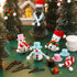 9 Pack Snowman Craft Kit for Kids Christmas Snowman DIY Craft Kit Build Snowman Decorating Kit Snowman Modeling Clay Hats Buttons Scarfs Kit Snowm...