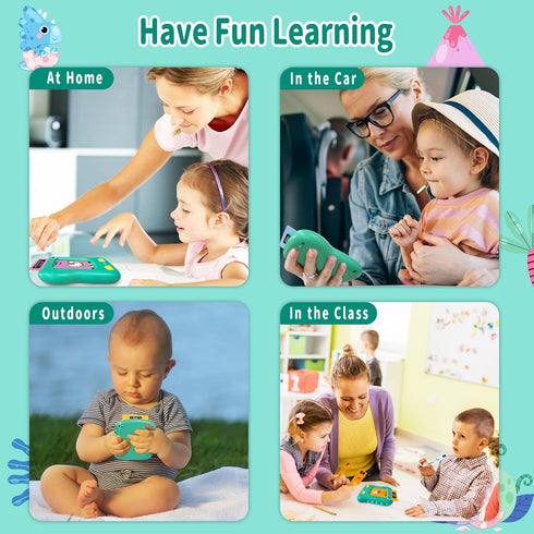 Bilingual Toddler Talking Flash Cards, 280 English & Spanish Sight Words,Kids Toddler Speech Therapy Toys for 2 3 4 5 Year Old Boys Girls,Preschoo...