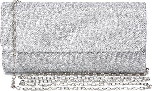 Outrip Women's Evening Bag Clutch Purse Glitter Party Wedding Handbag with Chain...