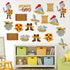 50 Pcs Armor of God Cutouts for Kids Books of The Bible Religious Bulletin Board for Sunday School Religious Classroom Decorations Medieval Childr...