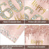 60th Birthday Door Banner Decorations for Women, Pink Rose Gold Happy 60th Birthday Door Cover Backdrop Party Supplies, Large Sixty Year Old Birth...