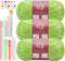 3 * 100g Chenille Yarn, Yarn for Crocheting Knitting with Big Eye Needles, Handcrafts Weaving Soft Chenille Yarn for Making Blankets, Clothes, Pat...
