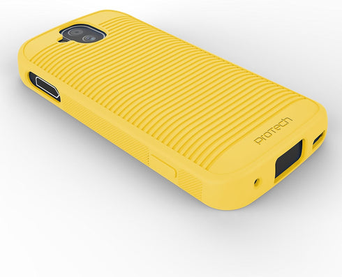 Compatible with/Replacement for Durable Slim Flex Case for Kyocera DuraForce Pro, Phone Models E6810, E6820 and E6830 (Yellow)...