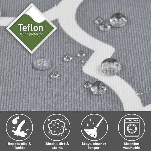 New World Pet Products Dog Crate Cover Featuring Teflon Fabric Protector, Dog Crate Cover Fits Midwest 30-Inch Dog Crates, Light Gray Designer Pat...