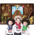 Western Party Decorations, 70.8 x 43.3 Inch Large Cowboy Backdrop Western Theme Banner Rustic Wild West Decor, Cowboy Party Supplies Baby Shower P...