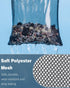 Pawfly 8 Pack Aquarium Filter Media Bags, Fine Mesh Filter Bag with Plastic Zipper Aquarium Media Bag for Activated Carbon, Bio Filter Balls and F...