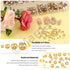 Mardatt 2606Pcs B7000 Jewelry Adhesive Glue with Golden Yellow Rhinestones, 2mm 3mm 4mm 5mm Flat Back Gems Rhinestones with Tweezers Dotting Tools...