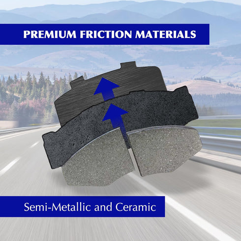 Centric Premium Ceramic Replacement Rear Disc Brake Pad Set for Select Subaru Model Years (301.11140)...