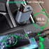 Retractable Car Charger, 4 in 1 Fast Charge Car Phone Charger Adapter 100W, Retractable Cables(2.6ft) for iPhone & Type-C, Cigarette Lighter Adapt...