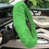 FH Group Doe16 Faux Rabbit Fur Cozy Steering Wheel Cover Ultimate Protection Universal Fit for Most Cars, Trucks, SUVs, and Vans Green...