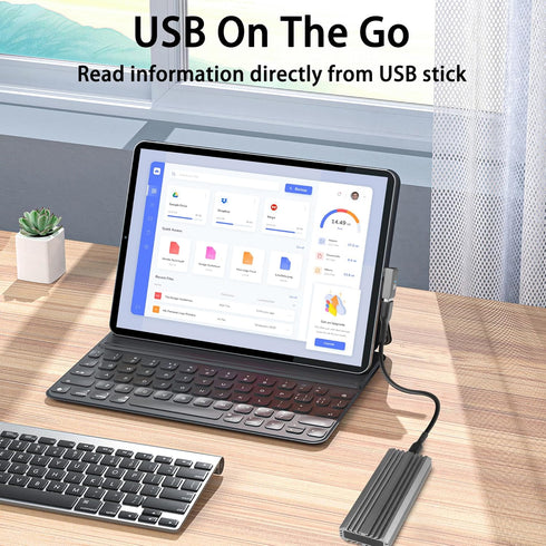GELRHONR USB C to USB 3.1 Adapter, Type C Male to USB Female OTG Adapter with 10Gbps Data Transfer 120W/6A Fast Charging,Thunderbolt 3 to USB Fema...