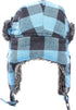 Unisex Winter Trapper Hat with Faux Fur Lining and Ear Flaps – Warm Bomber Hat for Men and Women, Plaid Design...