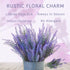Butterfly Craze Lifelike Artificial Lavender Plants - Perfect for Crafting, Home Decor, and Weddings, Pair with Fake/Dried Flowers Like Purple Ros...