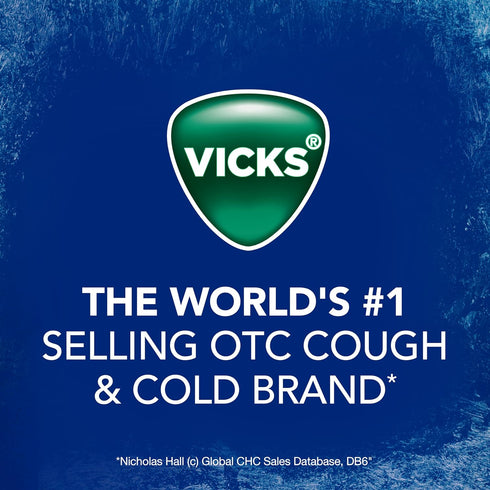 Vicks VapoCool Severe Medicated Sore Throat Drops, Max Strength Menthol, Soothes Sore Throat Pain, Winterfrost Flavor, 45ct...