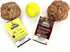 Nutties Coconut Husk Fiber Ball Toy and Magic Toothbrush for Dogs - 2 Sizes (Large)...