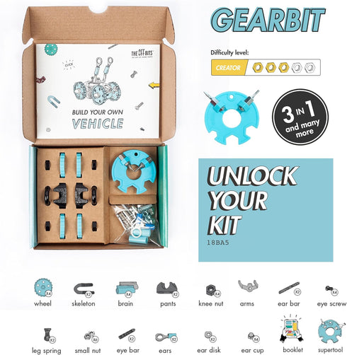 Vehicle Stem Building Toys, Educational Build Your Own Robot Toy for Kids Age 6 7 8 9+ Year Old Boys and Girls, Stem Toys Engineering Kit, Constru...
