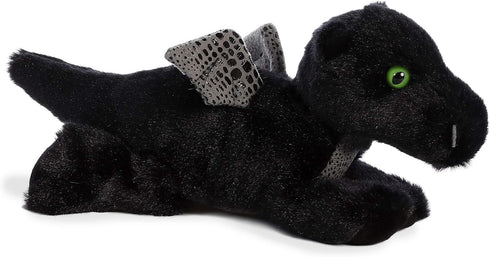 Aurora® Adorable Mini Flopsie™ Midnight Dragon™ Stuffed Animal - Playful Ease - Timeless Companions - Black 8 Inches...