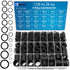 24 Size Rubber O Ring Set,1120 Pcs Black Small O Rings Assortment Kits,Assorted Metric Sealing Washer for Auto Plumbing Faucet Water Air or Gas Re...