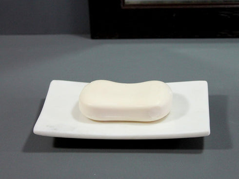 Natural Marble Stone Soap Dish Bath Accessories for Bath, Tub or Wash Basin...