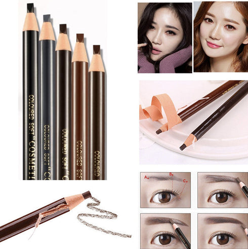 5pcs 5 Colors Peel-Off Eye Brow Pencil Set For Drawing Marking Eye Brow Pencil Pen Eyebrow Makeup Cosmetics Tool...