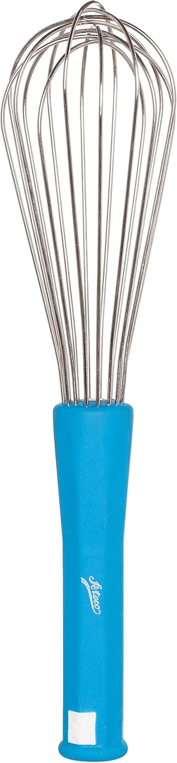 Ateco Professional 9.5-Inch Whisk, Stainless Steel Tines and Non-Slip Handle...