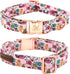 Elegant little tail Dog Collar, Christmas Dog Collar Gingerbread Man Print Holiday Pet Collar Dog Bow Collar Pet Durable Adjustable Girl Boy Dog C...