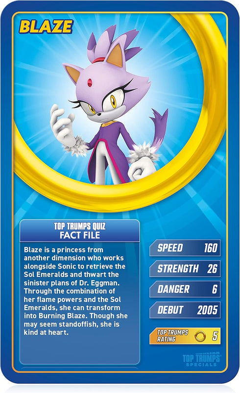 Top Trumps Sonic The Hedgehog...
