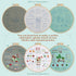 ASTNIC 3 Sets Embroidery Kit for Beginners, Cross Stitch Kits with Flower Mushroom Pattern Hoop Needle Kit DIY Knitting Kit Arts and Crafts for Ad...