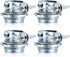 Clamp Type Cable Connector for Metallic Conduit Protect Cables Electric Wires Electrical Box Silver Zinc (4 Pieces,3/4 Inch)...