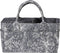 Sammy & Lou Collapsible Floral Felt Storage Caddy, Divided Design To Keep Diapers, Wipes And Changing Items Organized, Two Handles, 11.5 in x 6 in...