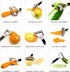 Deiss PRO Dual Julienne Peeler & Vegetable Peeler - Non-slip Handle - Apple Peeler & Potato Peeler, Orange Peeler, Zoodles Maker - Y Peeler, Veggi...