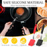 Silicone Cookie Spatula Turner 2 Pack Mini Brownie Spatula Flexible Kitchen Small Silicone Spatulas for Nonstick Cookware Heat Resistant No Scratc...