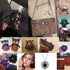 20 Pairs 18mm Owl Bird Glass Eyes for Art Dolls Sculptures Props Masks Fursuits Jewelry Making Taxidermy Flatback...