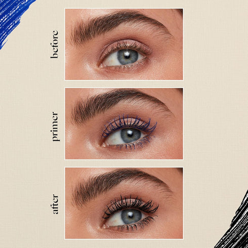 Honest Beauty 2-in-1 Extreme Volume Clean Mascara + Bold Lash Primer with Castor Oil | Maximum Volume + Curl | Vegan + Cruelty Free | Black, .27 f...