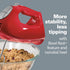 Hamilton Beach 6-Speed Electric Hand Mixer with Whisk, Traditional Beaters, Dough Hooks, Snap-On Storage Case, 275 Watts, Red...