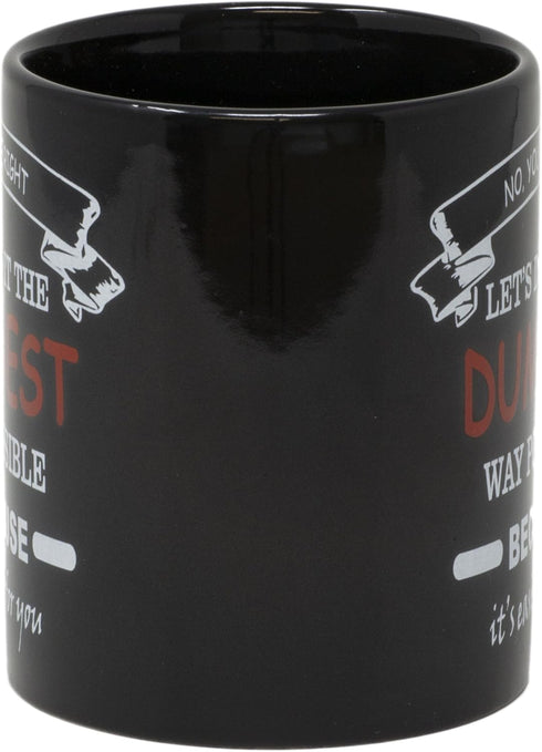 Funny Guy Mugs No You're Right Ceramic Coffee Mug - 11oz - Ideal Funny Coffee Mug for Women and Men - Hilarious Novelty Coffee Cup with Witty Sayi...