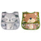 Neat Solutions 2 Pack Water Resistant Toddler Bib Set - Bear & Raccoon, Multi...