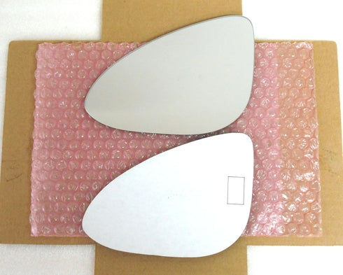 New Replacement Mirror Glass with Full Size Adhesive for 2013-2016 Chevrolet Spark Driver Side View Left LH...