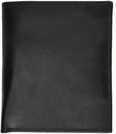 Genuine Leather Large Hipster Bifold Credit Card Id Men's Wallet...