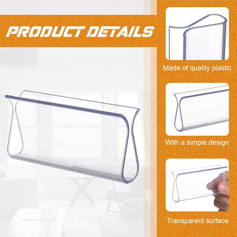 Roller Window Shades Shade Pull for Roller Shades Pull Down Shades Blinds for Windows Shade Grips Plastic Hem Grip Roller Shade Hardware for Home ...