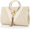 YYW Summer Beach Straw Evening Bag,Straw Clutch Purse Straw Handbag Shoulder Bag Top-handle Bag...