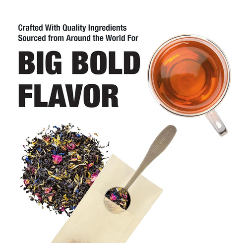 Tiesta Tea - Victorian Earl Grey, Loose Leaf, Floral Earl Grey Black Tea, Premium Blend, High Caffeinated Black, Make Hot or Iced Brews Up to 25 C...