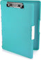 Dexas Slimcase 2 Storage Clipboard with Side Opening, Teal Glitter, Office Supplies Clipboards to Organize, Carry and Store, A4 Holder, Combine St...