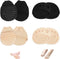 4 Pairs Metatarsal Pads Ball of Foot Cushions Honeycomb Fabric Forefoot Pads for Women High Heels Shoes Foot Pads Invisible Soft Toe Pads Reusable...