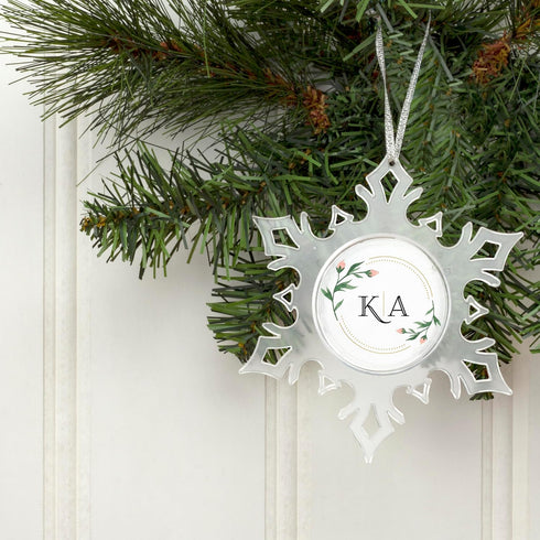 Make Your Own Acrylic Craft Photo Snowflake Ornaments - Pack of 12...