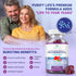 Purify Life Sugar-Free Resveratrol Gummies - Potent 1500mg Resveratrol Supplement to Support Digestive & Immune Health - Resveratrol Supplement fo...