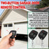 Kingdder 2 Pcs 10 Dip Switch Garage Door Remote Two Button Garage Remote Compatible with Multicode 300mhz 3089 3060 3070 3083 Door Opener with Key...